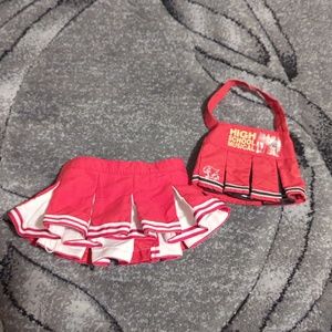 Disney Build a bear High School Musical skirt and purse ( for Teddy Bear)